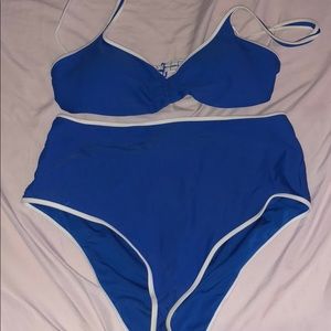 Aerie high waisted two piece suit